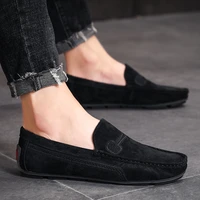 luxury new men leathers casual shoes fashion loafers spring autumn 2022 low cut male slip on shoes men breathable plus size 48