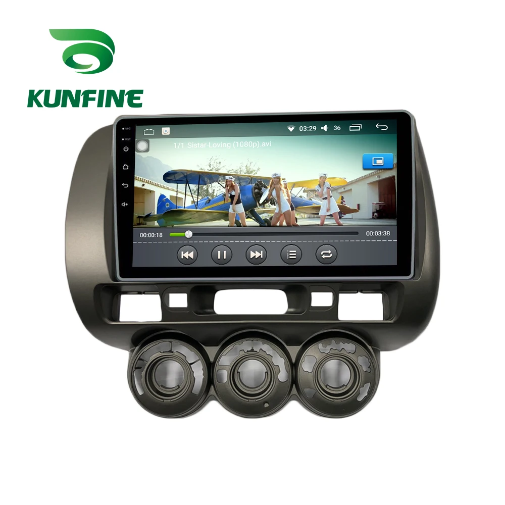 Восьмиядерный автомобильный DVD-плеер Android 10 0 GPS-навигация для Honda FIT CIVIC 04-07 Everus S1