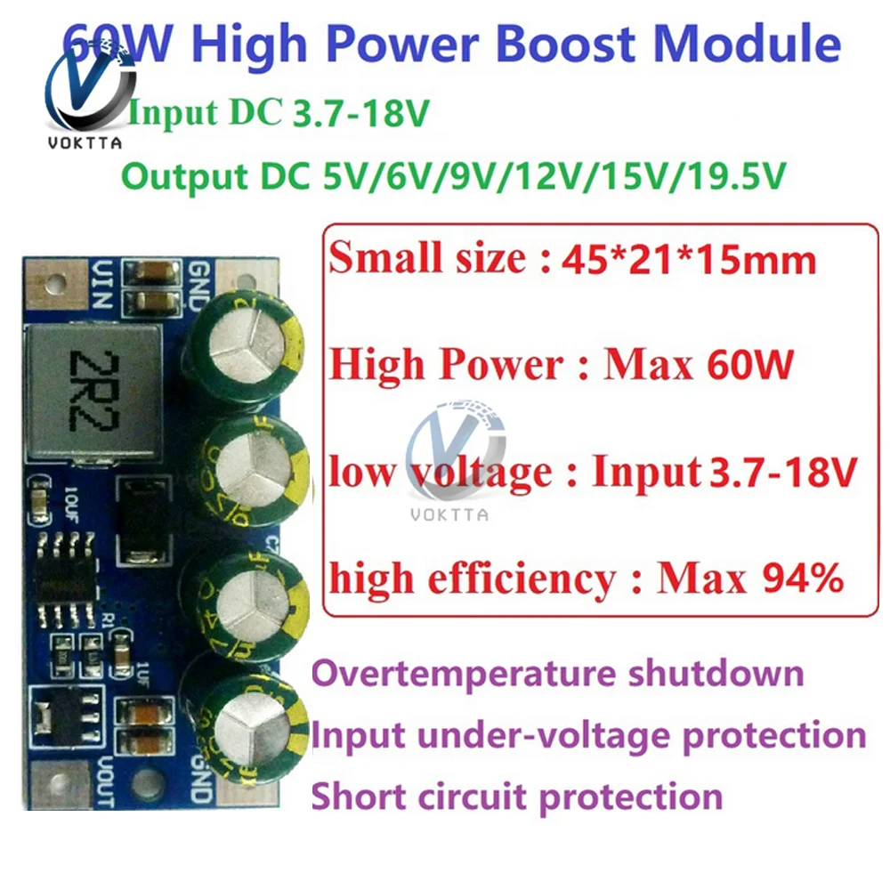 Повышающий преобразователь постоянного тока 5A высокомощный модуль 3 7 в 4 2 5 8 9 10 14