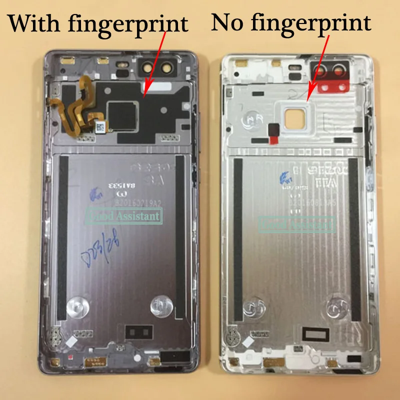 Оригинальная б/у для huawei P9 EVA-L29/Для huawei P9 Plus VIE-L09 VIE-L29 задняя Батарея крышка дверца батарейного Корпус задняя Стекло запчасти
