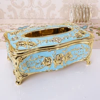 acryl tissue box luxury europe universal paper rack office table accessories ktv hotel car seat type acrylic tissue case holder