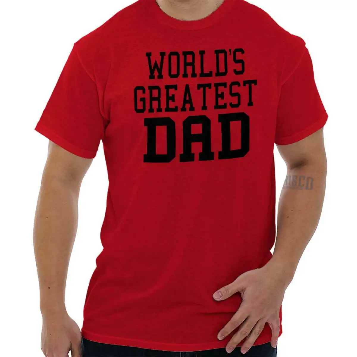 Лучший в мире папа рубашка для мужчин день отца подарок идея футболка