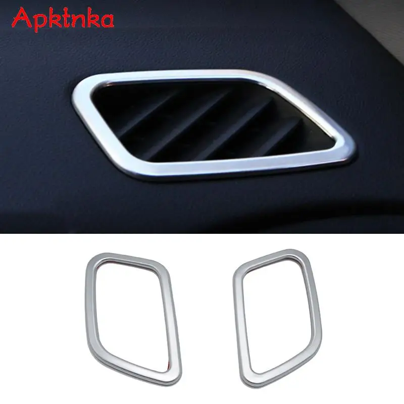 

For Hyundai Creta 2015 2016-2019 Chrome Front Air Vent Dashboard Outlet Cover Trim Frame Bezel Molding Garnish Insert Surround
