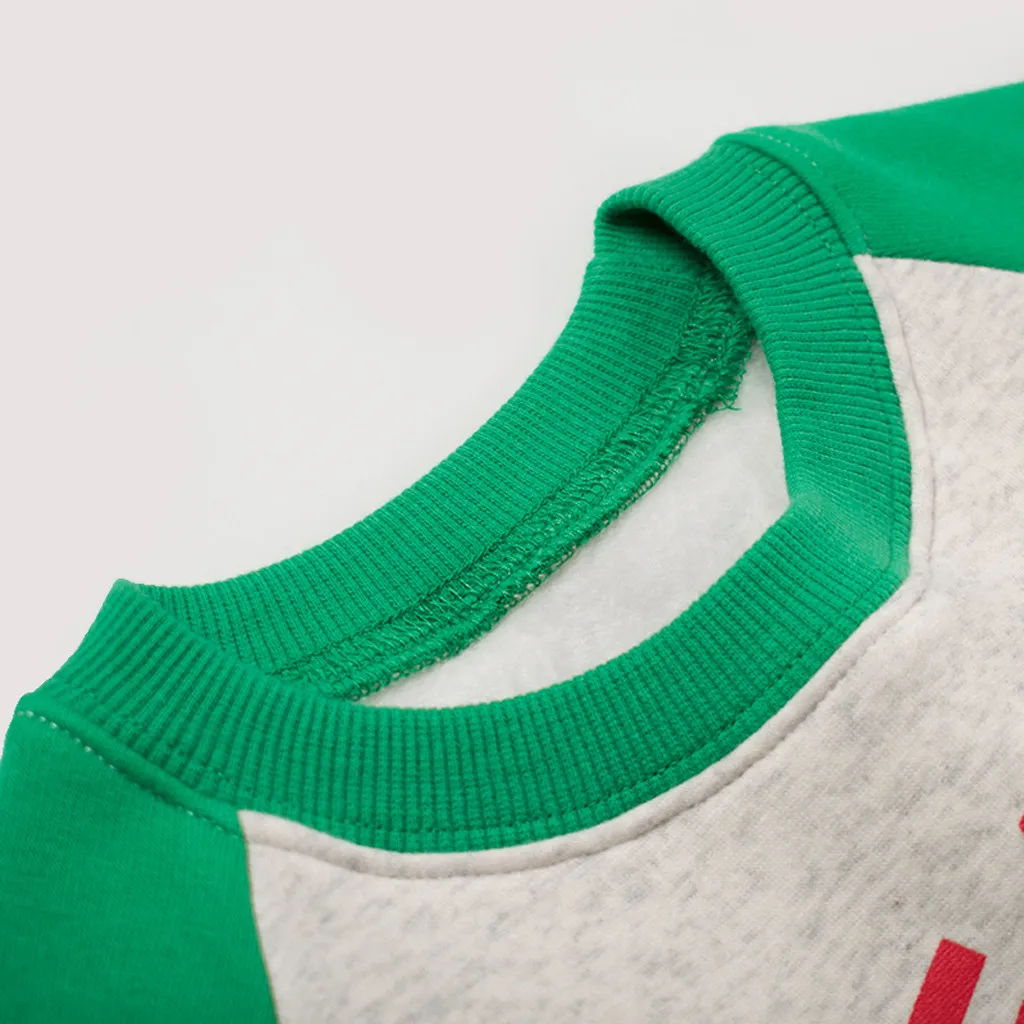 Свитер для маленьких девочек и мальчиков пуловер с надписью рубашка теплые