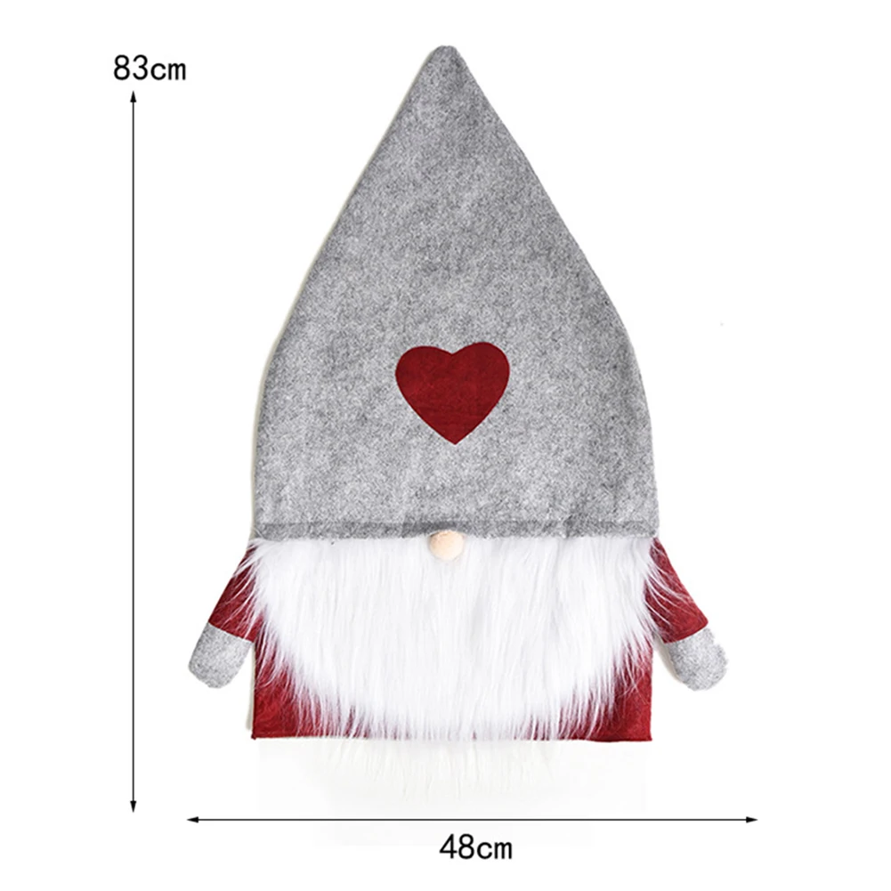 Нетканый материал Рождественский гном любовь сердце Санта остроконечная шляпа
