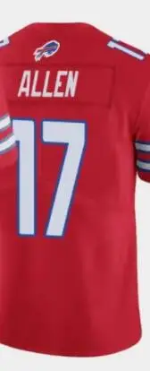 

Вышитая Американская футболка Джош Аллен для мужчин женщин детей Молодежная Футболка Red Bill