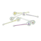 10 шт.лот AB 20x80 мм стеклянные дождевые призмы для хрустальных люстр, детали для украшения дома