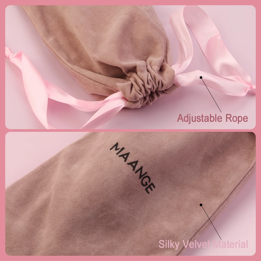 Набор инструментов для макияжа MAANGE Pro розовая кисть с мини-набор губок нанесения