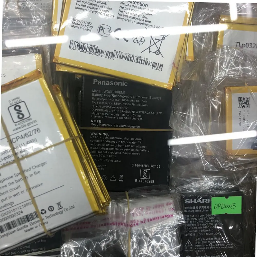 Оригинальный аккумулятор 5000 мач 3 85 вт ч в для сотового телефона panasonic