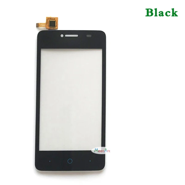 Замена высокого качества 4," для zte Blade AF3 T221 A5 Pro Сенсорный экран дигитайзер сенсор внешняя стеклянная панель объектива - Цвет: Черный