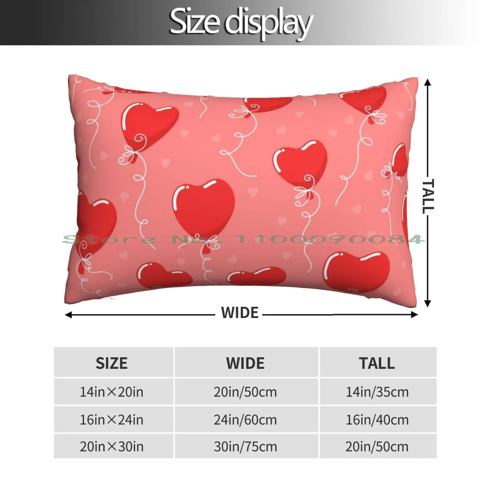 День Святого Валентина воздушные шары подушка телефон 20x30 50*75 диван спальня Хабиб