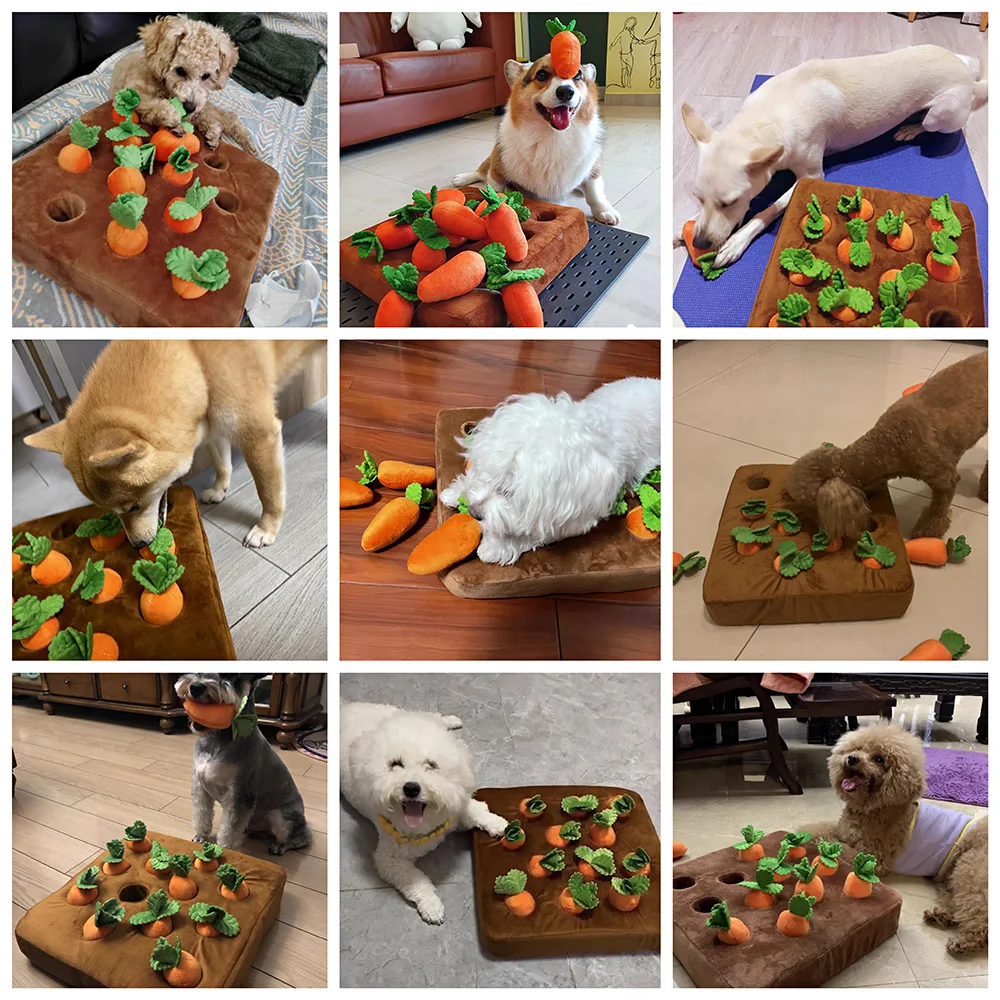 Игрушки для домашних животных собак морковь игра скрыть еду интерактивные