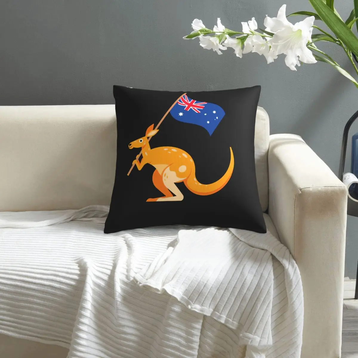 

Наволочка с принтом в стиле Австралии