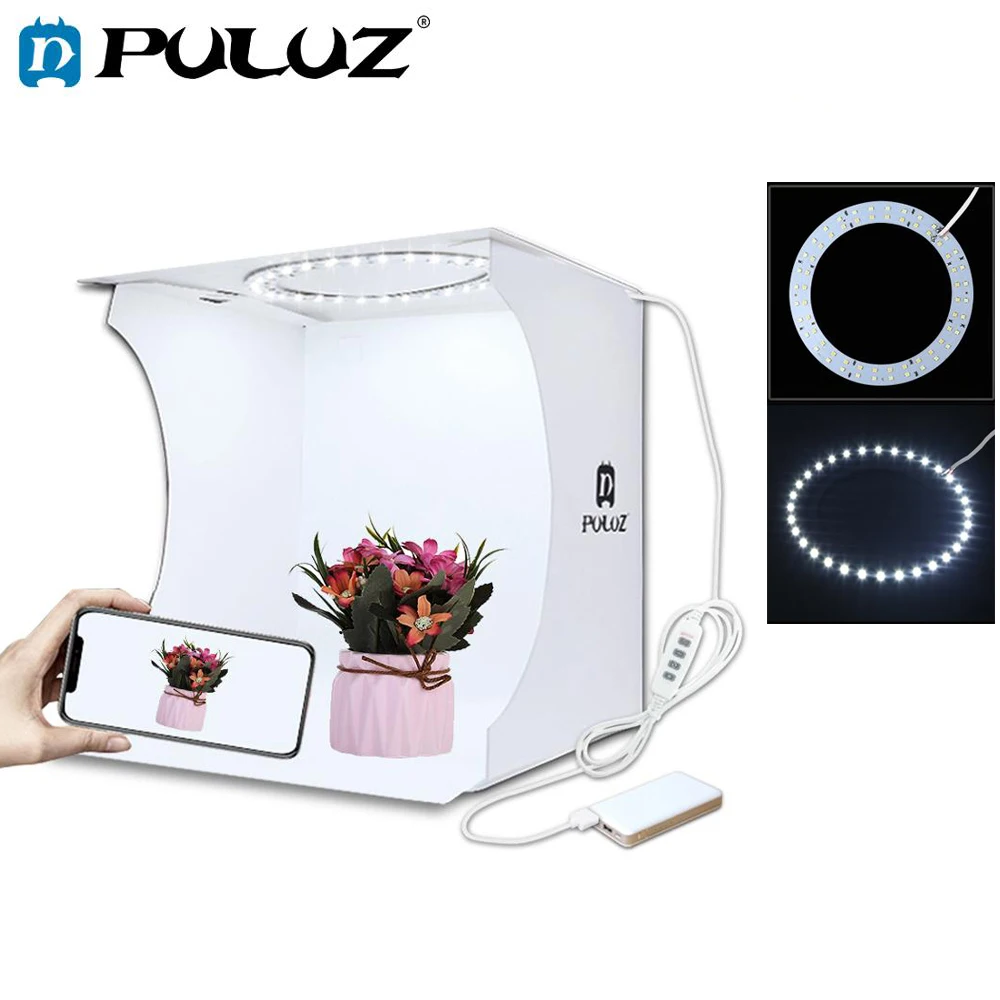 Портативный мини светильник для фотостудии складной софтбокс фотосъемки