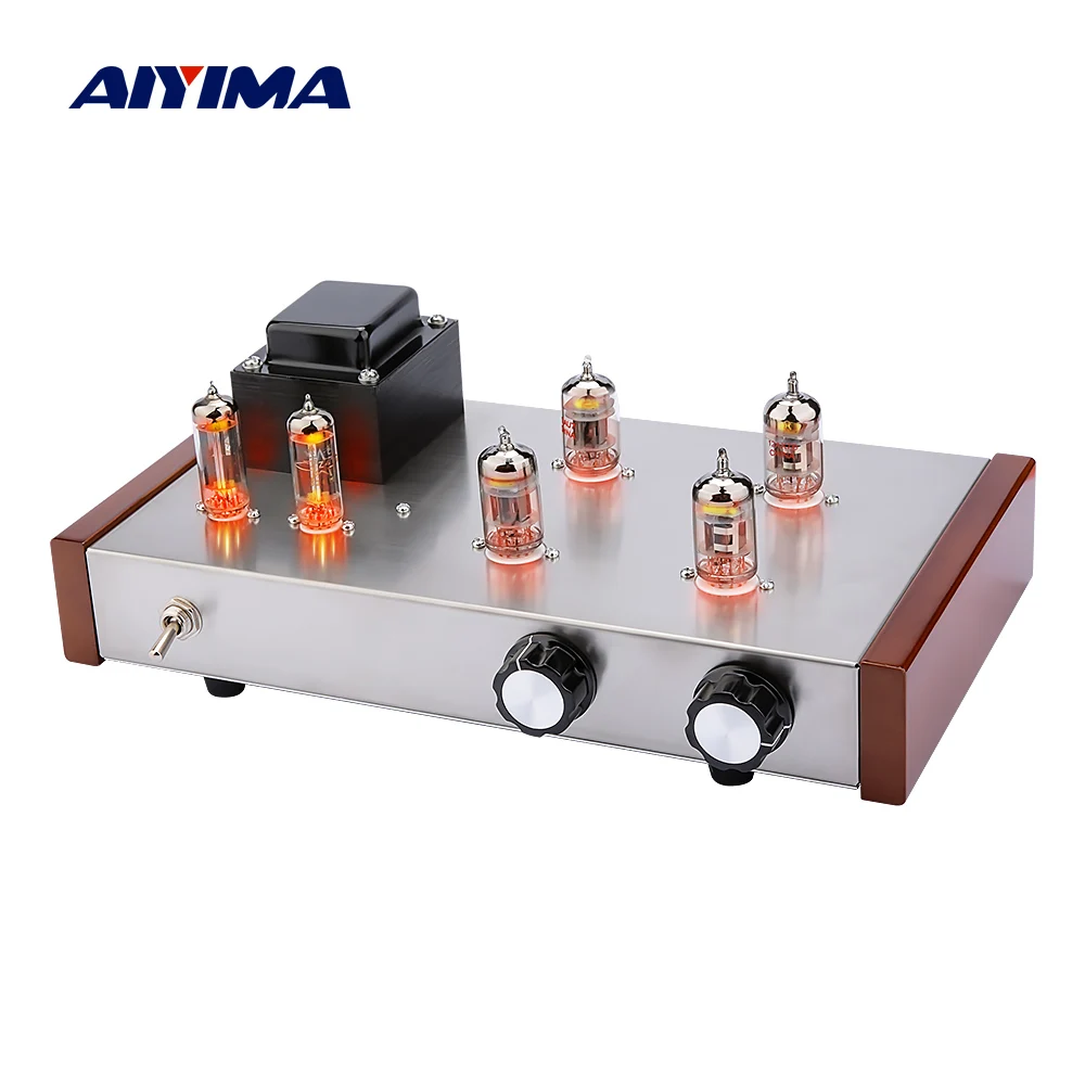 AIYIMA 12AX7B 12AU7 вакуумный ламповый предусилитель Hi Fi домашний стерео сделай сам