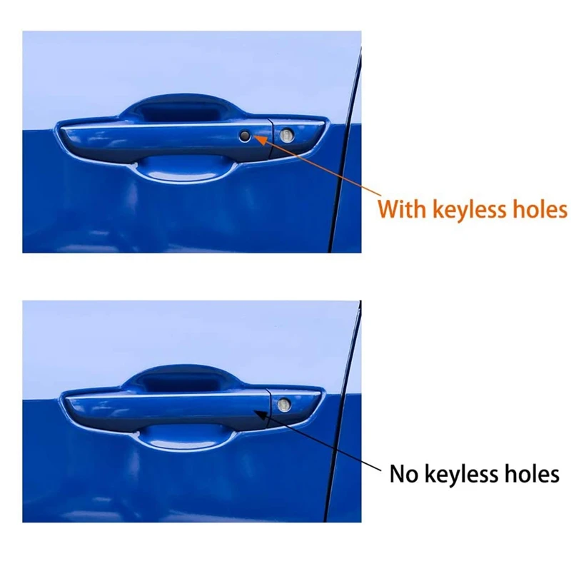 for 10Th Gen Civic ABS Carbon Fiber Style Door Handle Cover Honda 2016-2020 Without Keyless Hole | Автомобили и мотоциклы