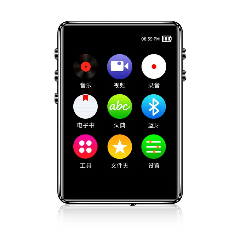 Bluetooth 5,0 mp4 плеер 2,4 дюймов полный сенсорный экран Встроенный динамик с электронной книгой fm-радио диктофон воспроизведение видео