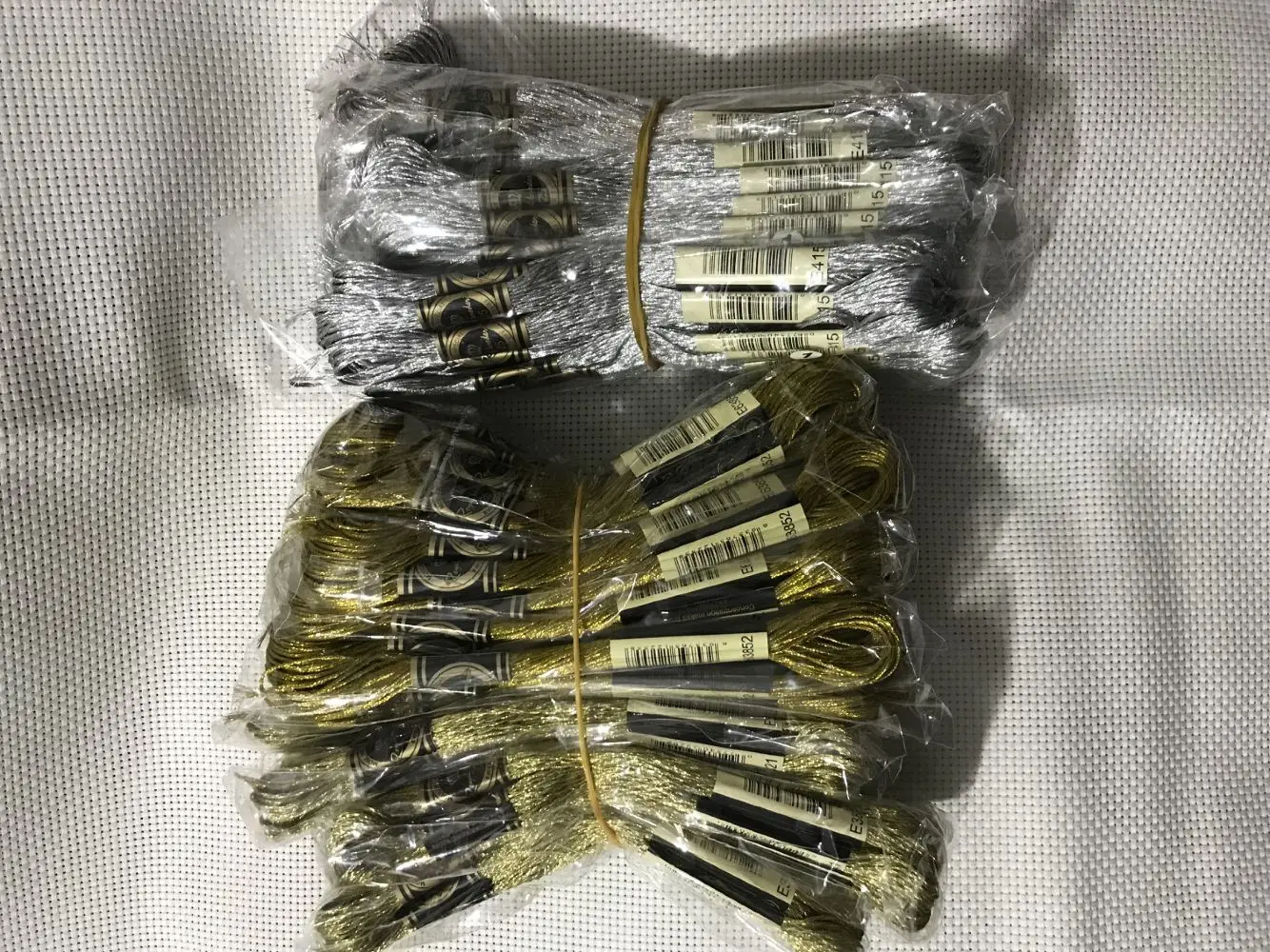 Oneroom вышивка крестиком золотые и серебряные нитки/вышивка нитки для вышивания