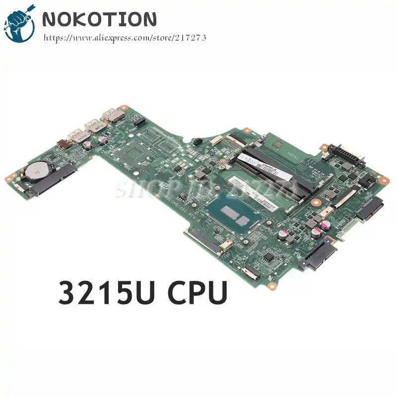 

NOKOTION A000394980 DABLQMB16B0 REV:B For TOSHIBA Satellite L50-C C55 S55 C55-C Laptop Motherboard 3215U CPU