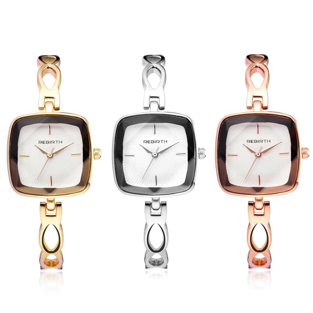 Роскошные модные женские часы маленькие из нержавеющей стали кварцевые наручные