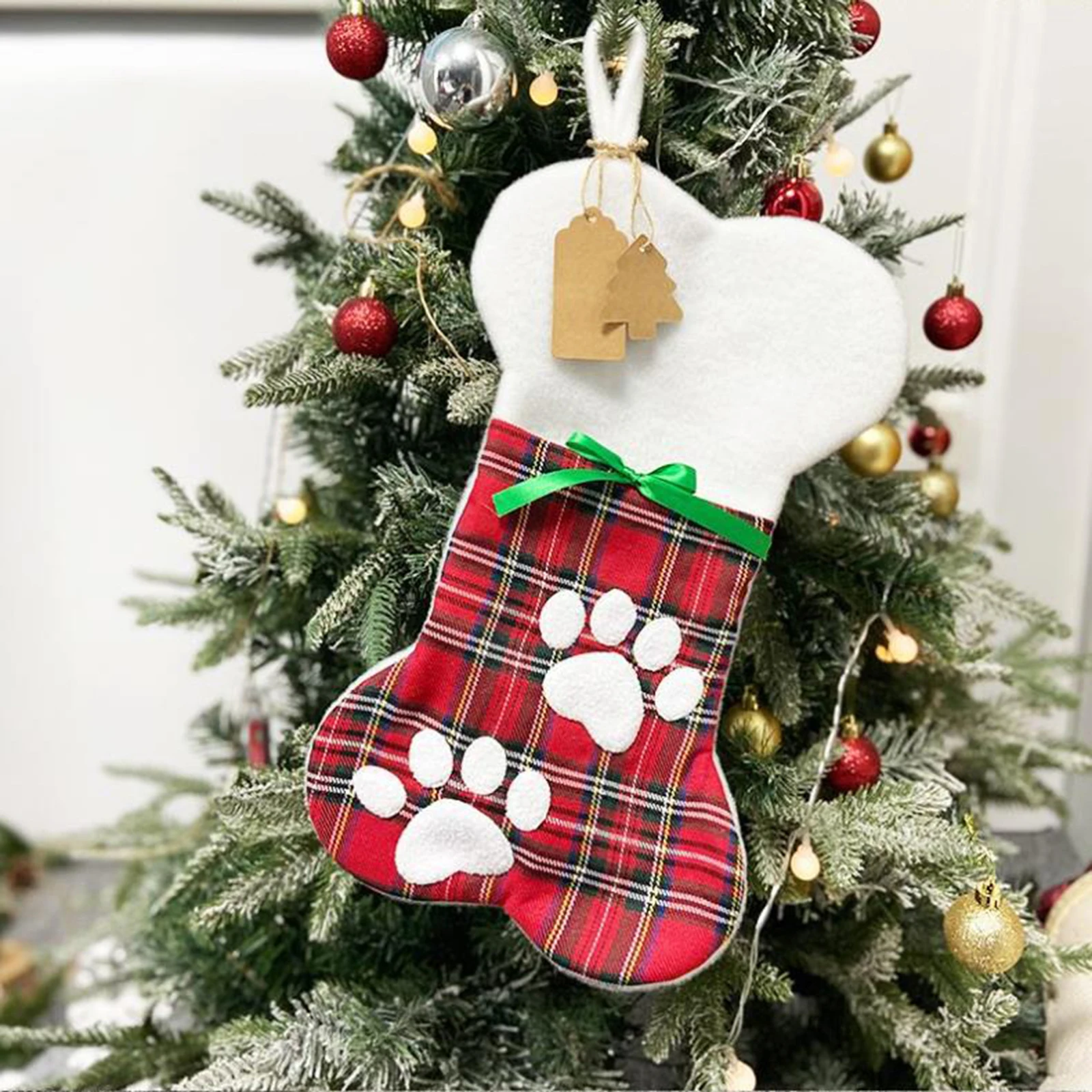 Искусственная сумка елка декоративная подвеска держатели для рождественских