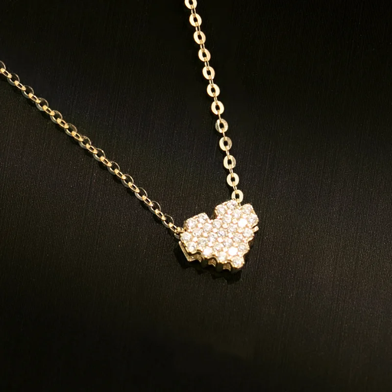 

Женское ожерелье из серебра 925 пробы с покрытием из 14-каратного золота