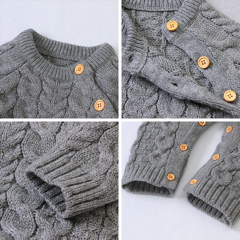 

Bear Leader Autumn Winter Fashion Clothes For Infant Baby Girls Boys Knitted Rompers Sweaters Bodysuits Newborn Cute Jumpsuits