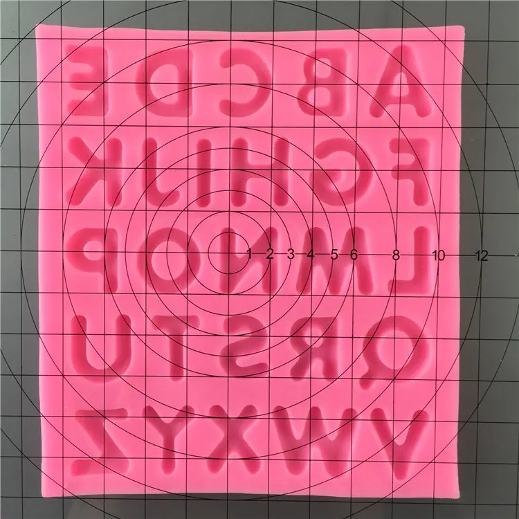 Силиконовые формы для букв/алфавита клейкая паста Шоколадные инструменты