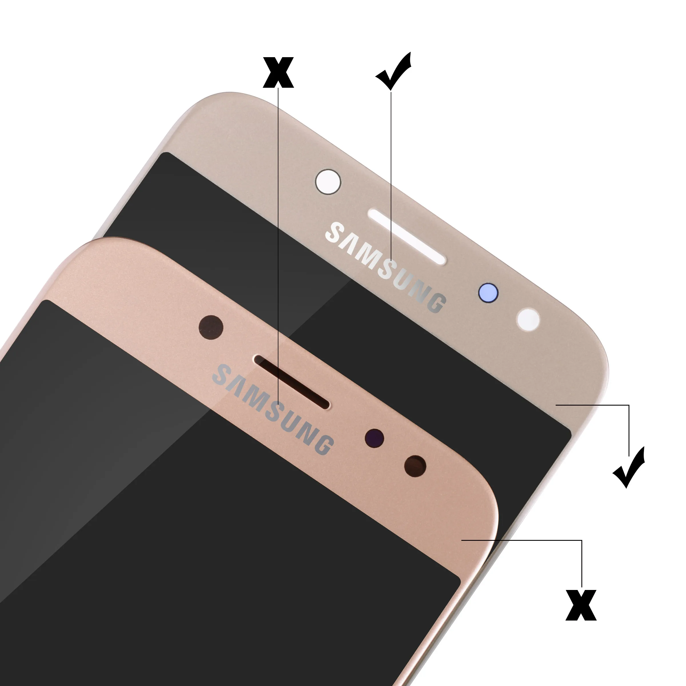 Galaxy j7 2017 Module Digitizer LCD Screen For Samsung j730 Lcd Replace On AMOLED Original Display F |