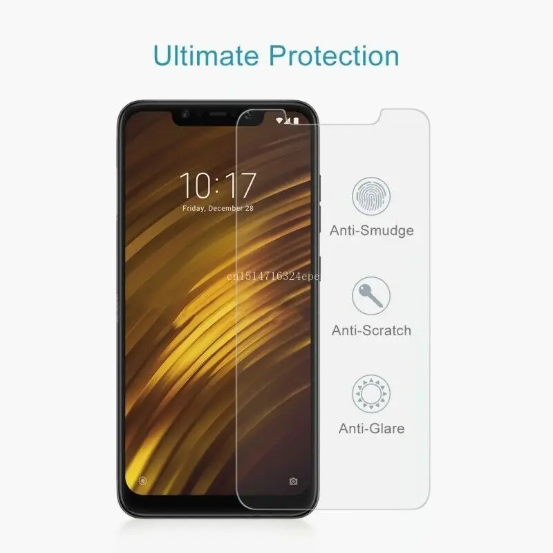 2 шт. 9H закаленное стекло для Xiaomi Pocophone F1 ультратонкая Защита экрана Xiomi F2 пленка