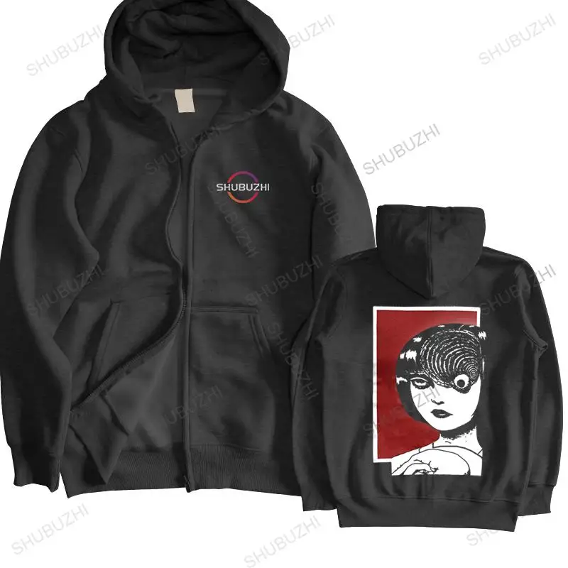 

Куртка удзумаки Tomie Junji Ito, Мужской Хлопковый пуловер, японская ужасная уличная одежда Манга, топы, пальто с капюшоном, Повседневная Толстовк...