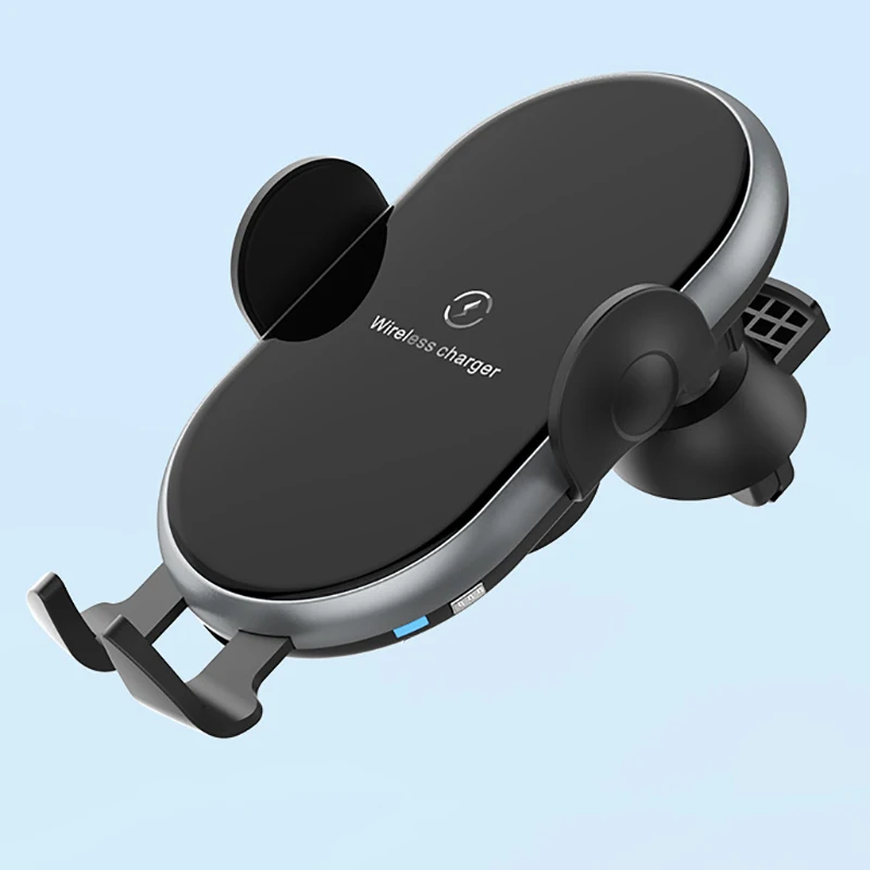 

Car Wireless Charger Stand Automatic Infrared Clip Air Vent Mount Car Phone Holder 15W Fast Charger for iPhone 12 XS Max
