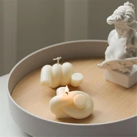 diy small rope knot group scented candle silicone mold baking chocolate mousse biscuit ice cube mold candle mold scented