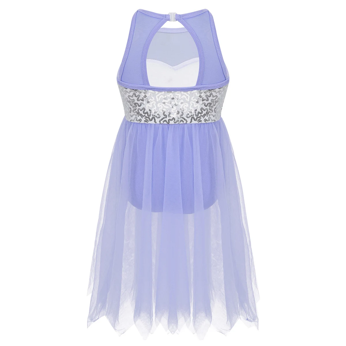ChicTry/Детское трико без рукавов с блестками для гимнастики Сетчатое платье пачка