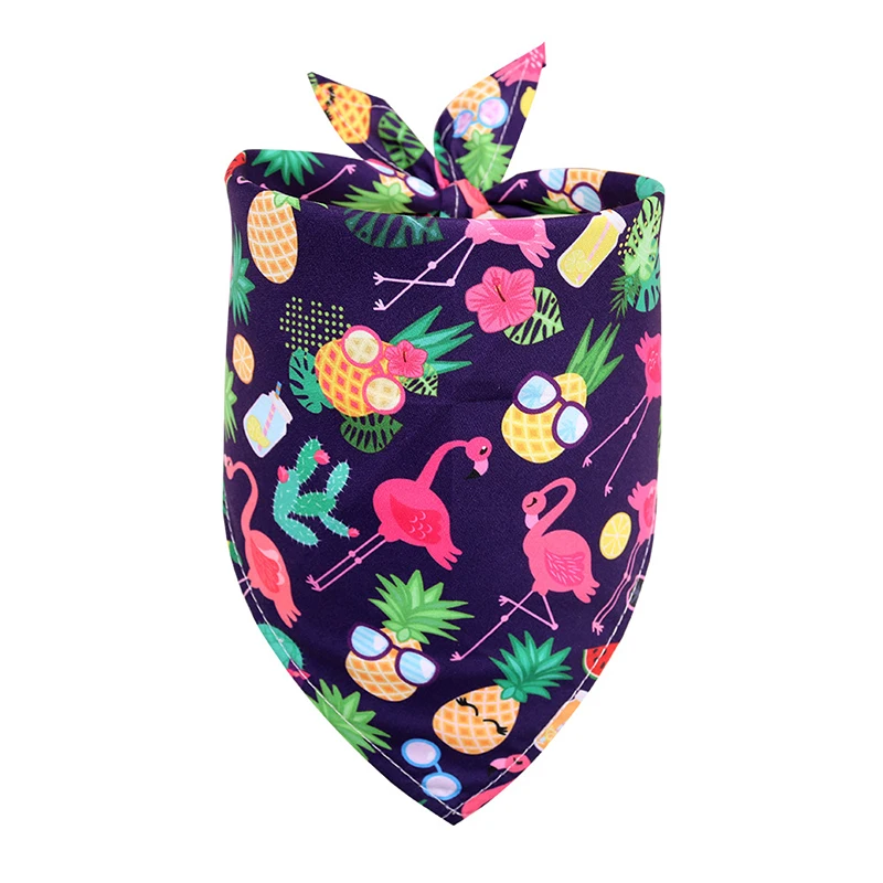 

1Pcs New Cute Summer Dog Bandana Fruit Tropical Style Pet Cat Dog Bandanas Scarf Small Dogs Puppy Bandana Bibs Dog Accessories
