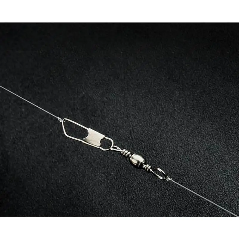 30 шт. латунные рыболовные Вертлюги твердые кольца леска Соединитель с