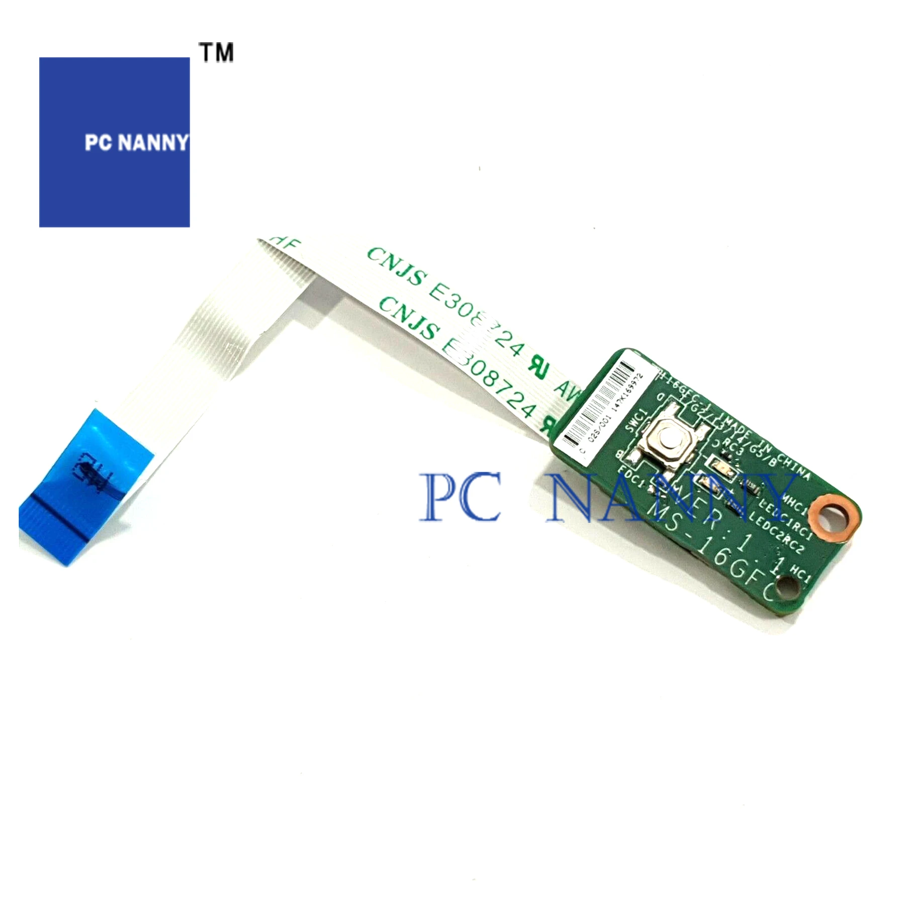 PCNANNY FOR MSI GE60 MS-16GF MS-16SC ms-16gc 16gn PowerBoard hinges test good