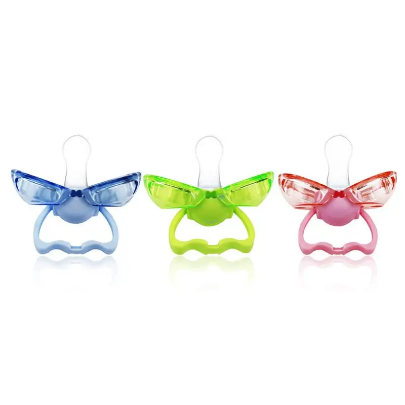 

Baby Pacifier With Cover Infant Food Grade Silicone Nipples Baby Hand Made Pacifier Clip Chain Holder Soother Nipple