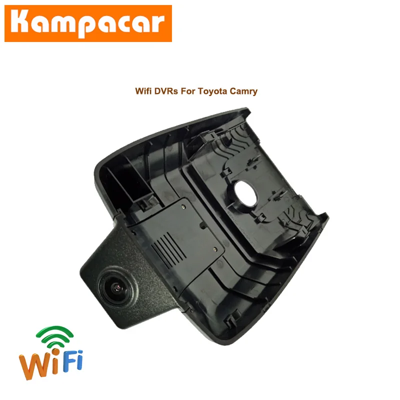 Kampacar Wifi DVR видеорегистратор, фронтальное зеркало, камера заднего вида, видео рекордер для Toyota Camry XV70 XV, автомобильные видеорегистраторы с двумя камерами s