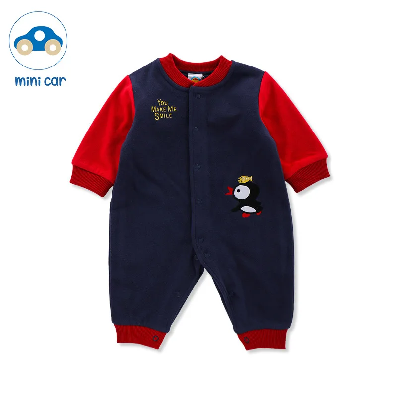 Детский комбинезон с машинкой детская одежда на весну и осень теплая для