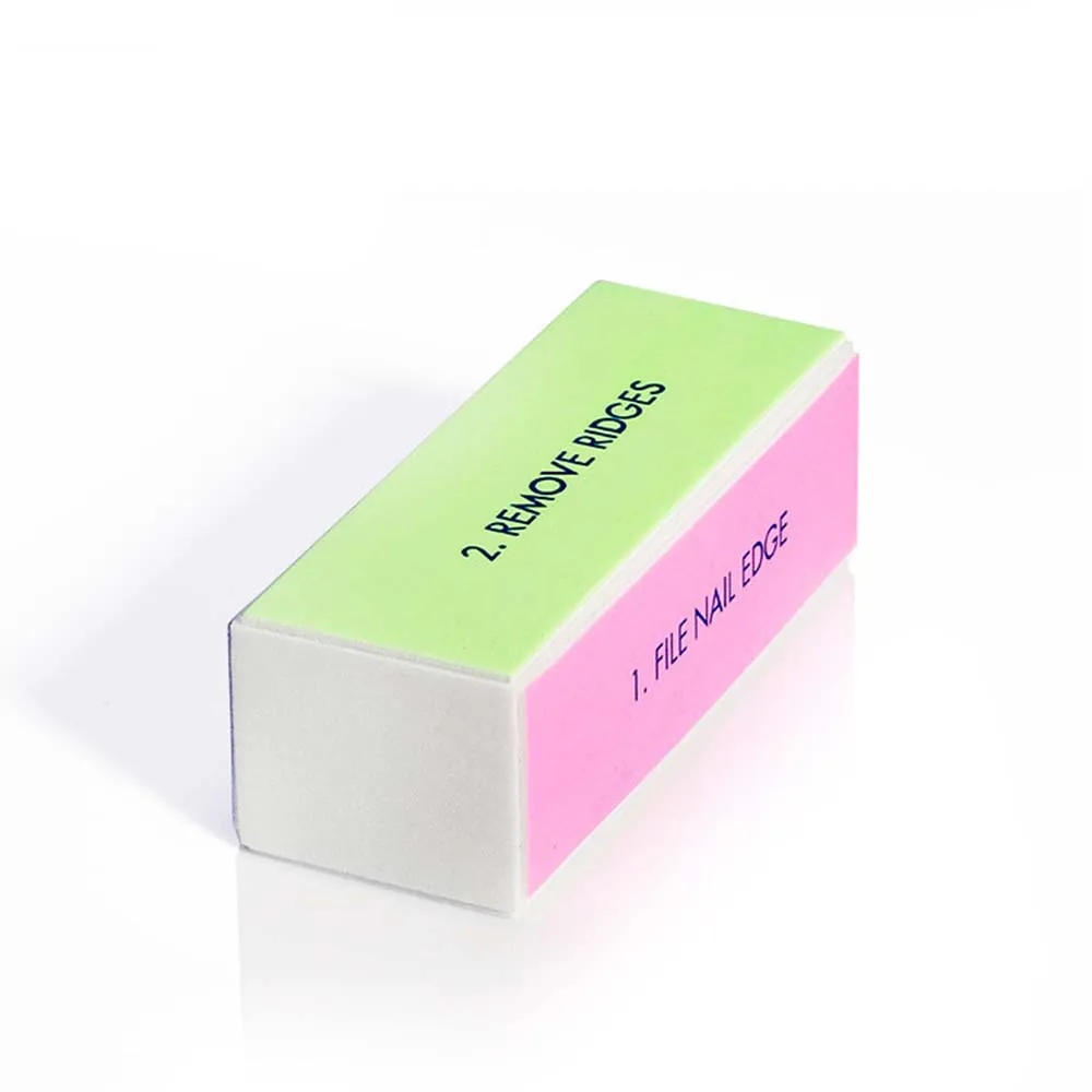 4 шт пилочка для ногтей буферный блок форма пилка УФ гель белый лак Маникюр