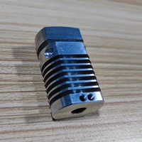 tronxy 2 in 1 out full aluminum hot end heat sink for 2e x5sa 2e x5sa 400 2e x5sa 500 2e xy 2 pro 2e xy 3 se 3d printer