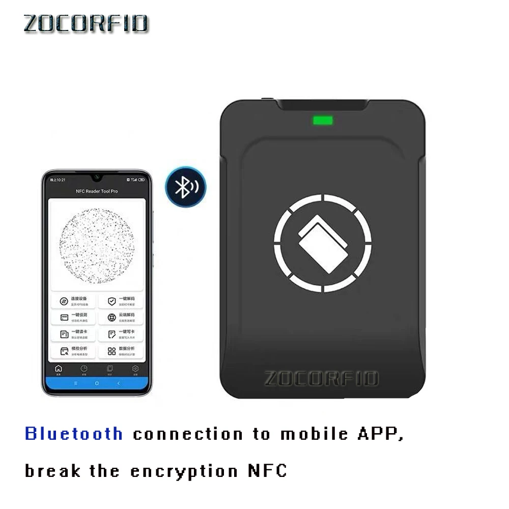 Bluetooth Android RFID зашифрованный программист NFC Копир Дубликатор считыватель смарт