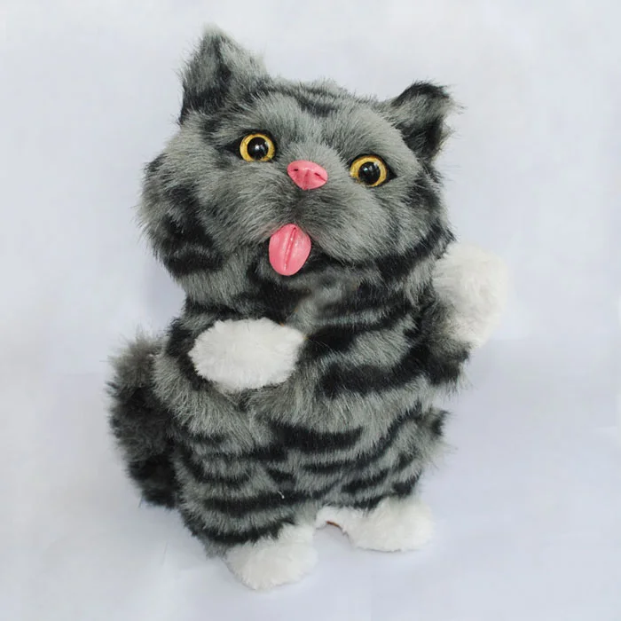 

free shipping lucky charm cartoon cat artificial crafts animal cat toy decoration cat figurine toy simulation cat toy