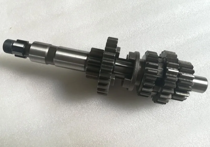 MainShaft OEM Качество Главная ось& Layshaft сборочный вал/основной вал для Jianshe ATV250-3-5 Loncin 250-F - Цвет: MainShaft