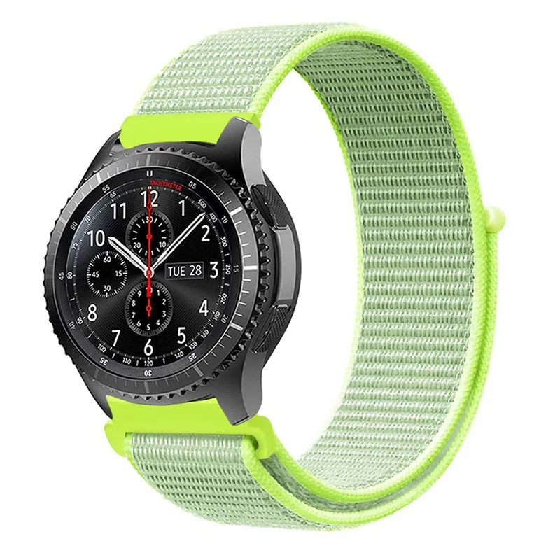 flash light 12 Ремешок 20 мм/22 мм для gear s3 Frontier samsung Galaxy watch Active2 ремешок для huawei Watch GT 2 46 мм 42 мм аксессуары для браслетов correa - Цвет ремешка: flash light 12