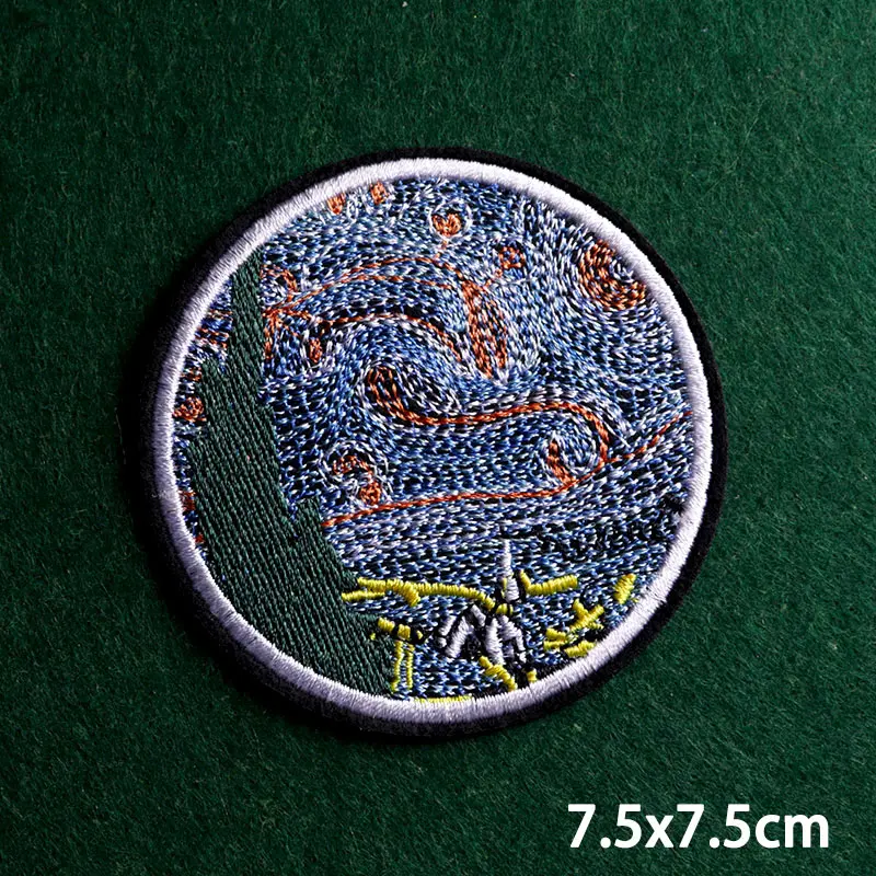 2 шт./лот алмазная нашивка железные нашивки на одежду сделай сам одежда Ван Гога