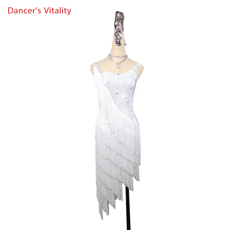 Женский костюм для латиноамериканских танцев сексуальное платье взрослых