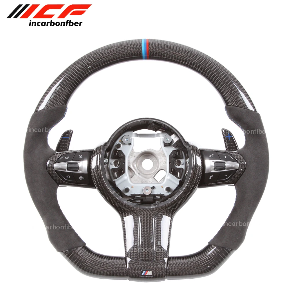 

Рулевое колесо из углеродного волокна для BMW F87 M2 F80 M3 F82 F83 F15 F34 F20 F21 F25 X5