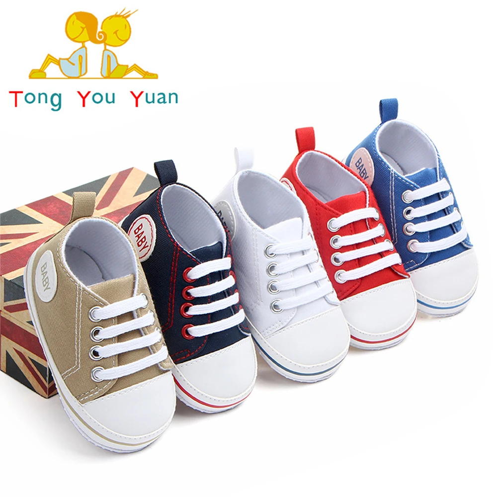 

Baby soft-soled shoes baby toddler shoes spring and autumn new men's and women's canvas shoes sports shoes